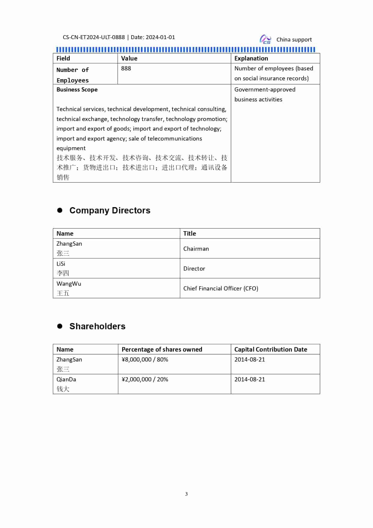 Ultimate Report Verified Example 4